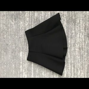 Flared mini skirt